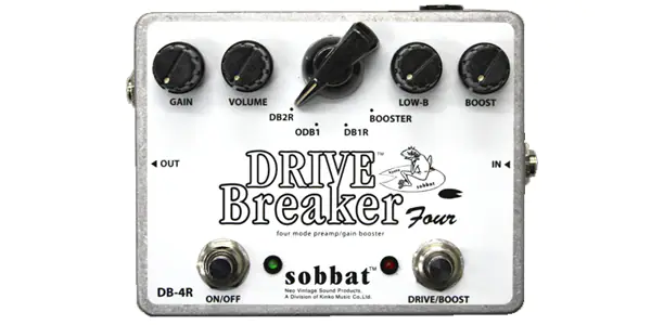 【海外アーティストからも絶大な支持を得ている、日本製の良質なドライブペダル！】Sobbat DRIVE Breaker DB-4R